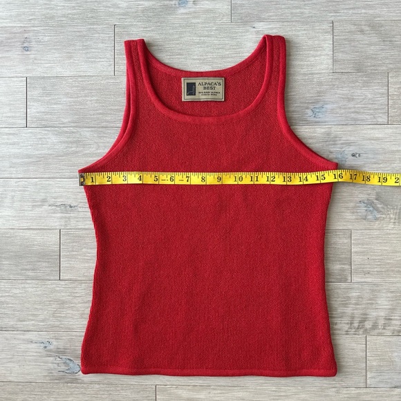 Alpaca's Best 100% Baby Alpaca 🦙 Tank Top Basic Tee Medium - Picture 4 of 7